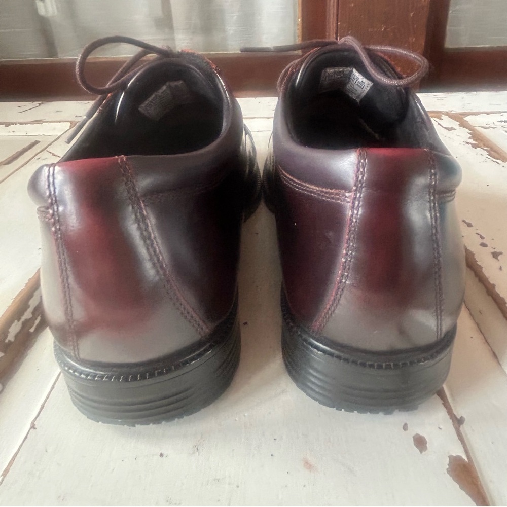 Rockport Walkability Mens Oxfords Brown Leather 12 Shock Absorbing Shoes - Picture 6 of 9